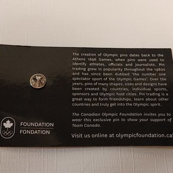 2018 Pyeongchang Olympic Games Pin On Backer card - Picture 2 of 3